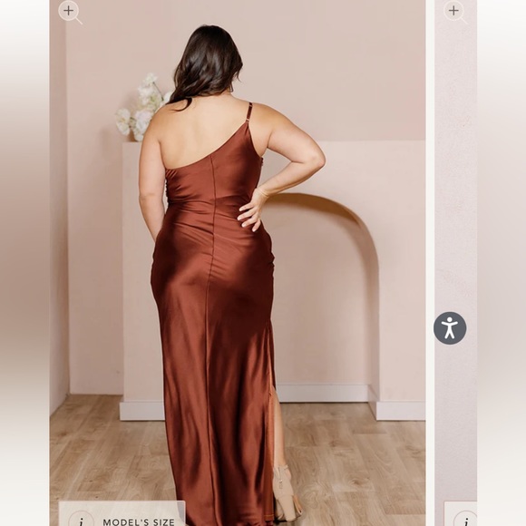 Champagne Bridesmaid Dress - Picture 2 of 2